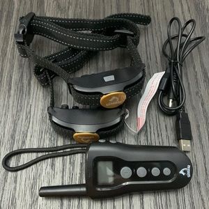 PatPet Dog Training Collar (SET of 2) 1000ft Remote Rechargeable Waterproof